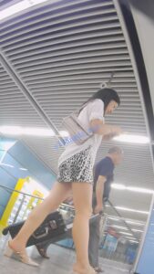 『D·D』-214-黑白豹纹，短裙少妇，黑骚丁